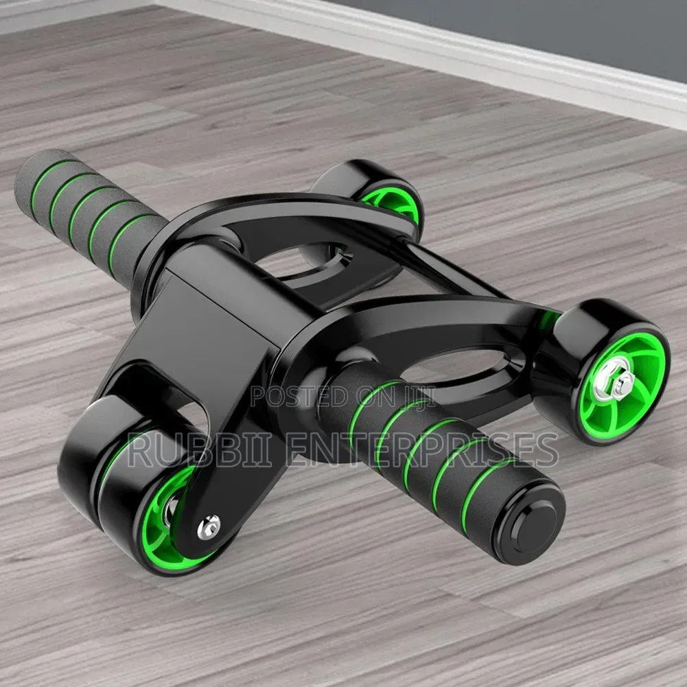Foldable 4-Wheel Abdominal Roller