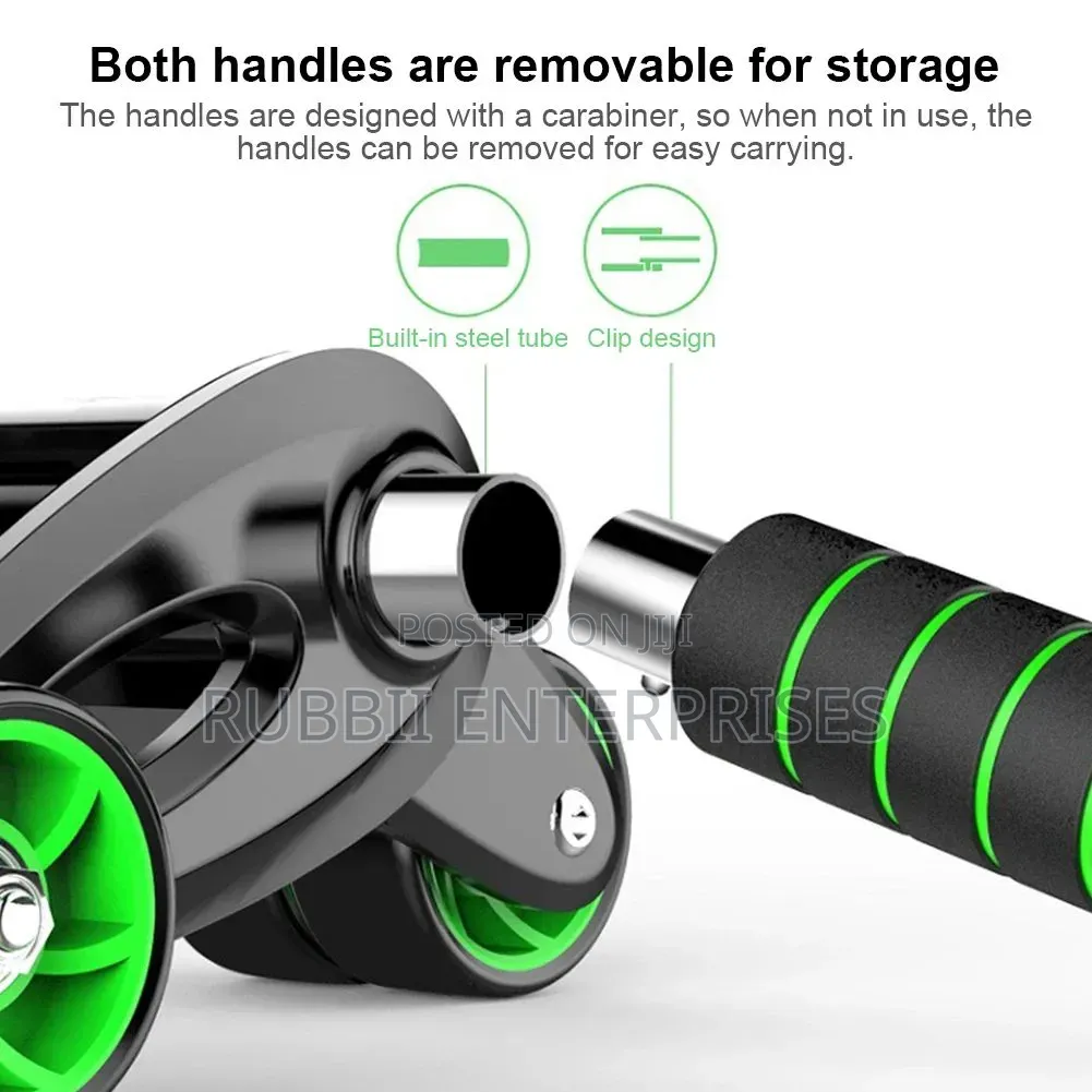 Foldable 4-Wheel Abdominal Roller