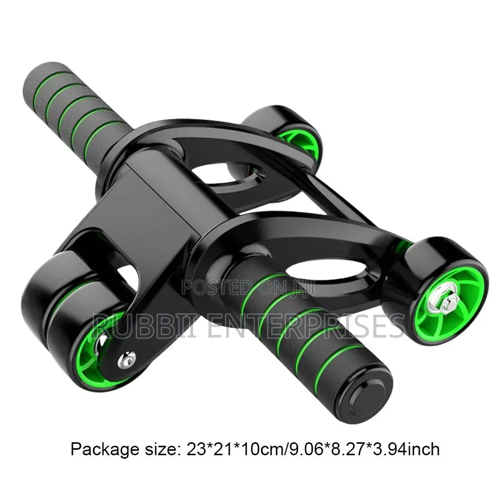 Foldable 4-Wheel Abdominal Roller