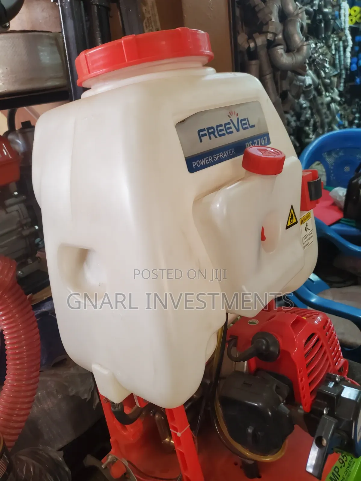 The Freevel Petrol-Powered Knapsack Power Sprayer 2 -Stroke Engine