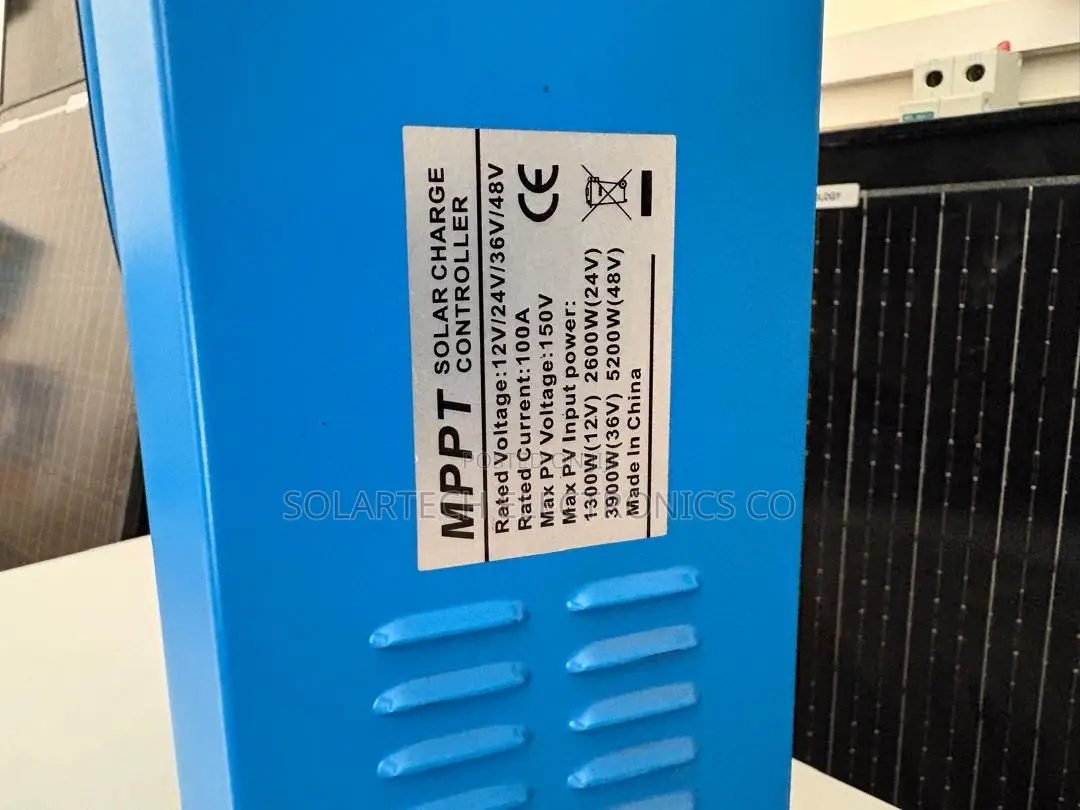 Brand newHD 100A MPPT Solar Charger Supports Up to 5200W Solar Panels