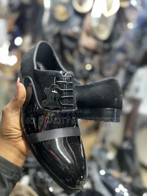 Men's Mixed-Material Oxford Dress Shoe