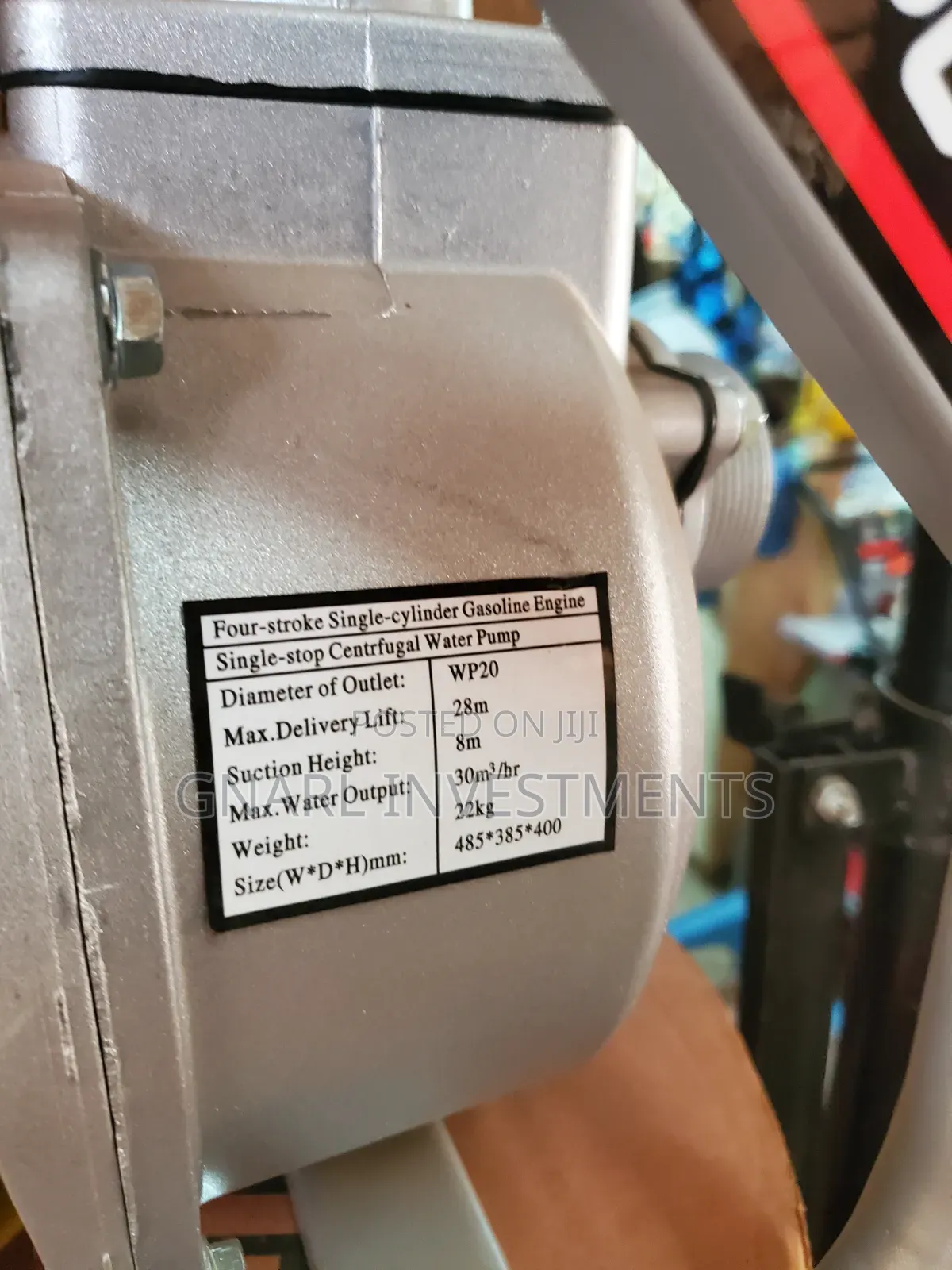 K-Max WP20 Is a Portable Gasoline-Powered Water Pump