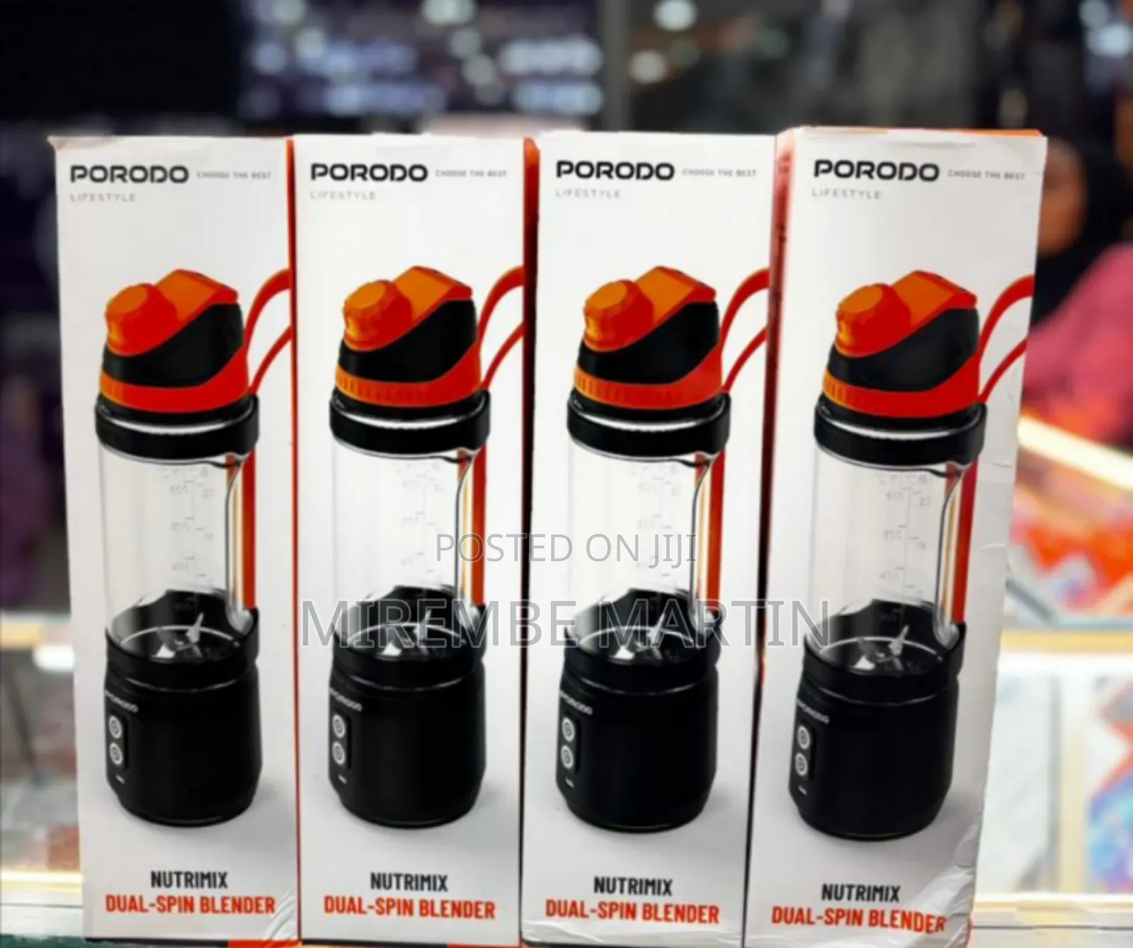 Porodo Lifestyle Nutrimix Portable Blender, 700ml Capacity