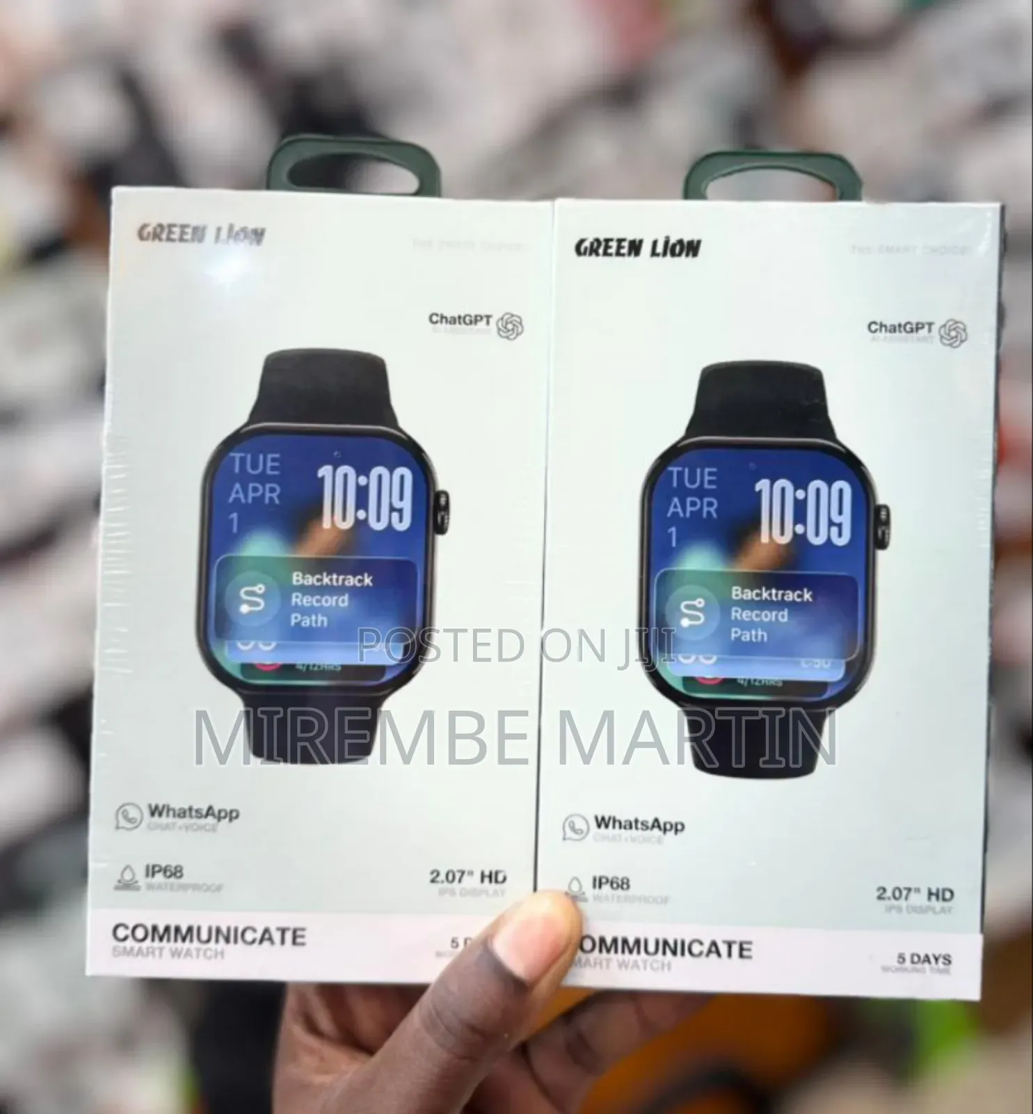 Green Lion Communicate Smart Watch With WhatsApp Chat Voice-