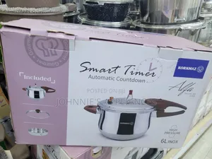 (3in1) 6L Korkmaz Stainless Steel Countdown Pressure Cooker