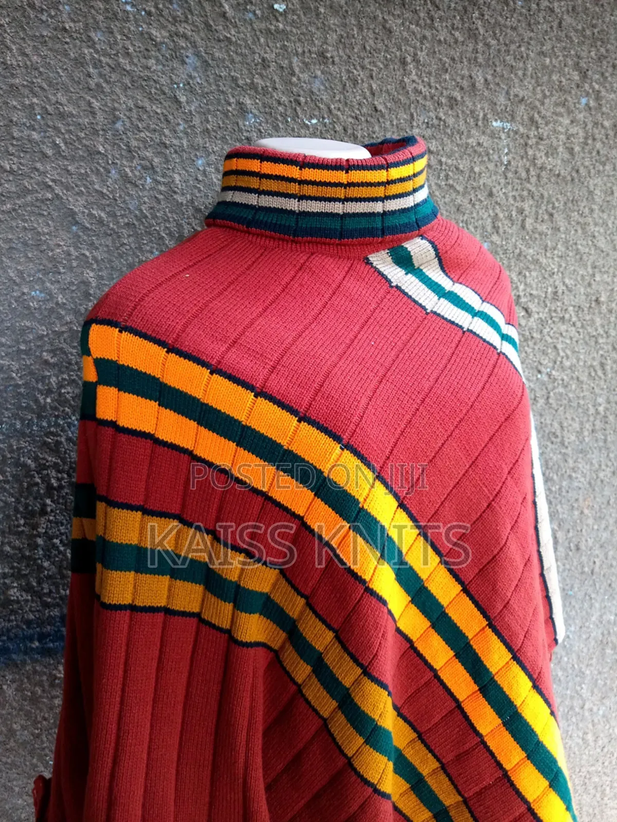 Anthill Brown Shawl Poncho