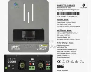 Next Hybrid Inverter 12v Ac230v Output Power MPPT 80a Power 2000w