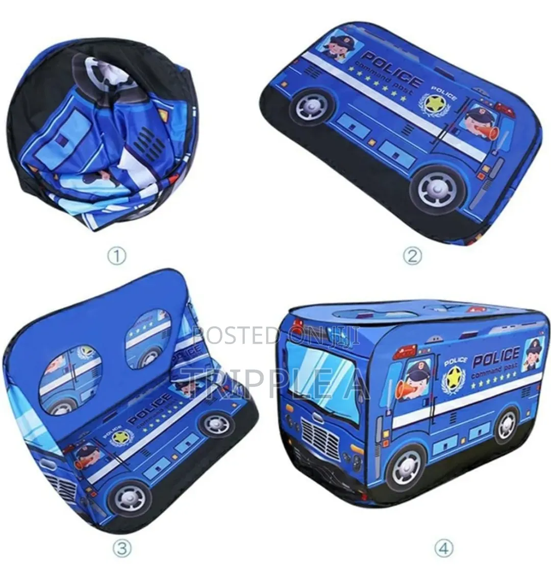 Mini Police Car Tent Play Gym for Toddlers