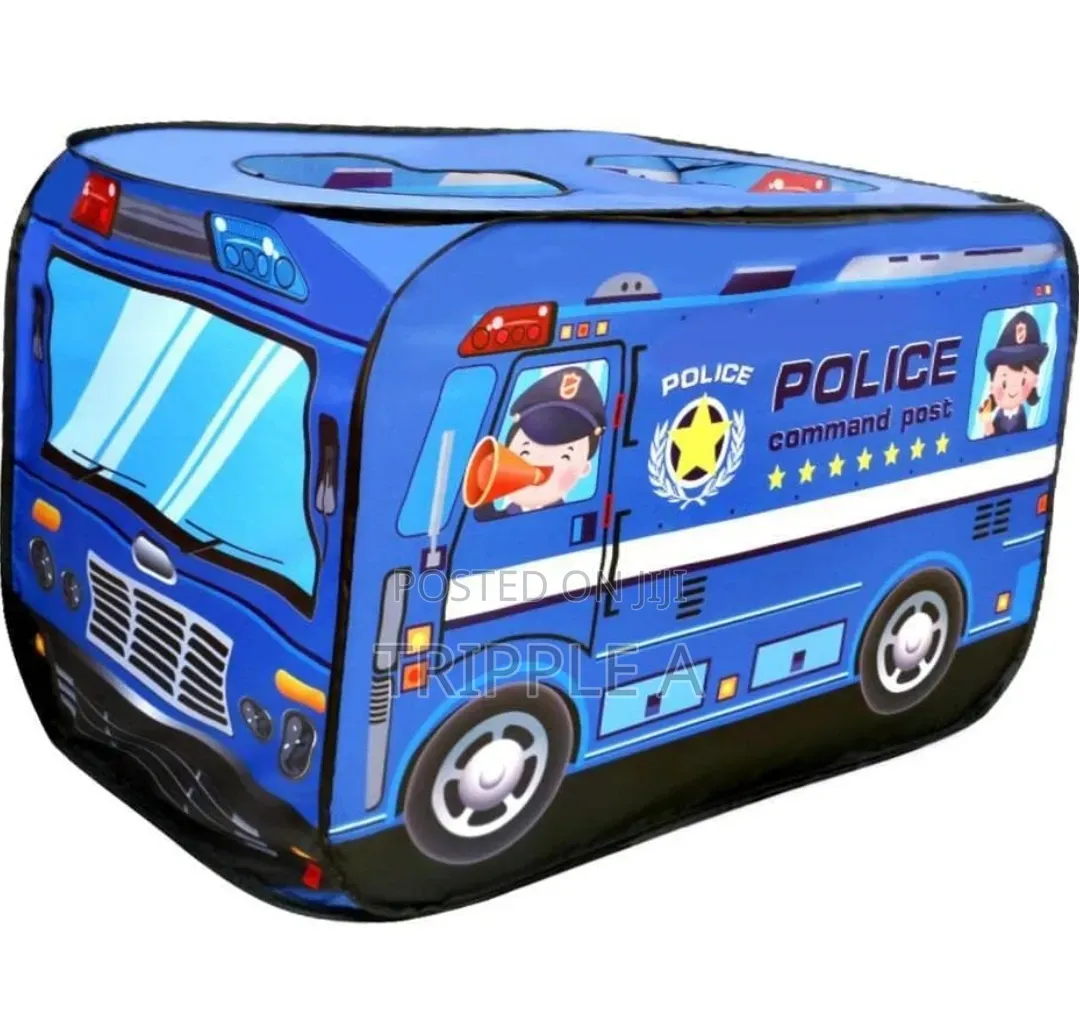 Mini Police Car Tent Play Gym for Toddlers