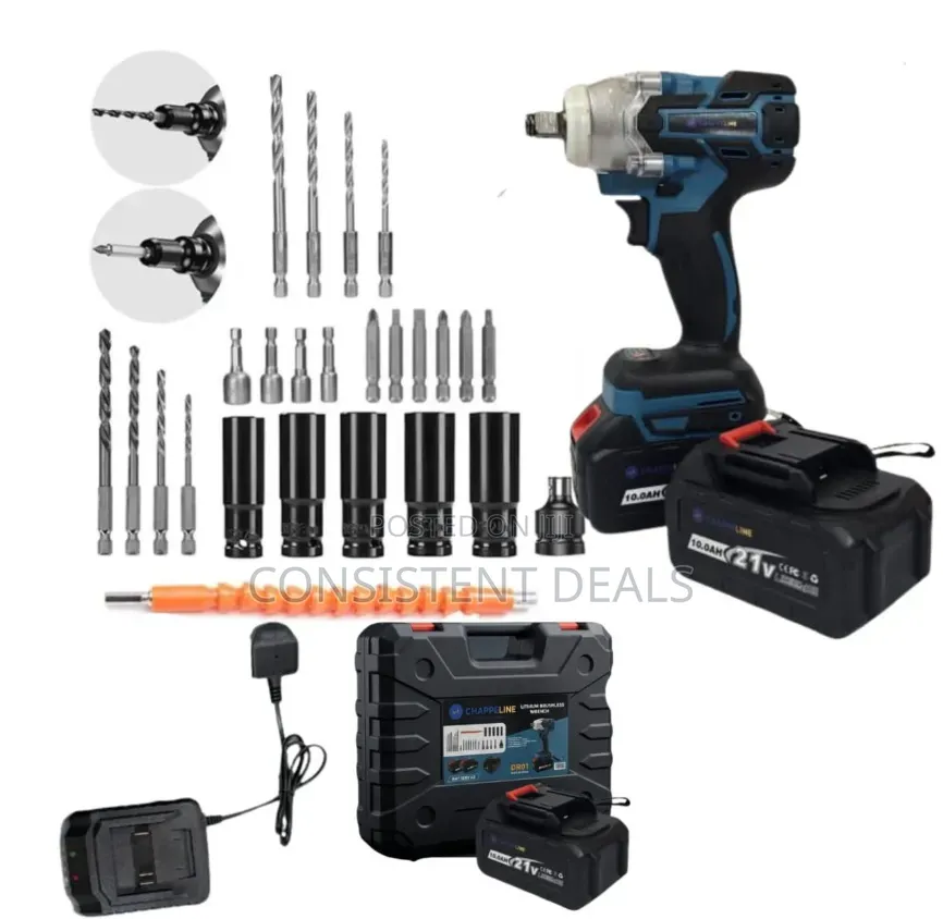 Cordless Impact Wrench 350N.m With Accessory Kit