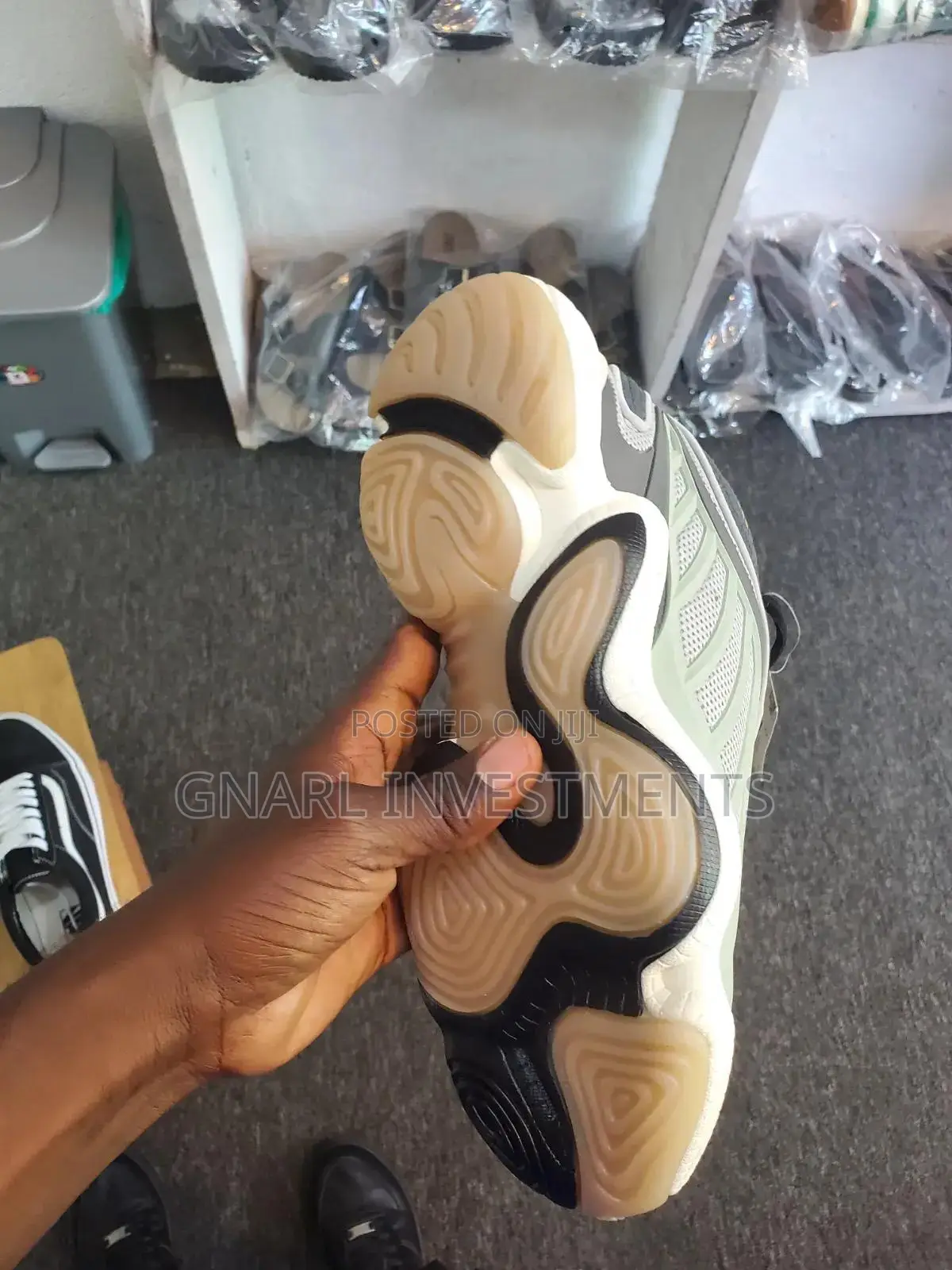⁠Adidas X Packer Intimidation "Stone Grey" Sneaker