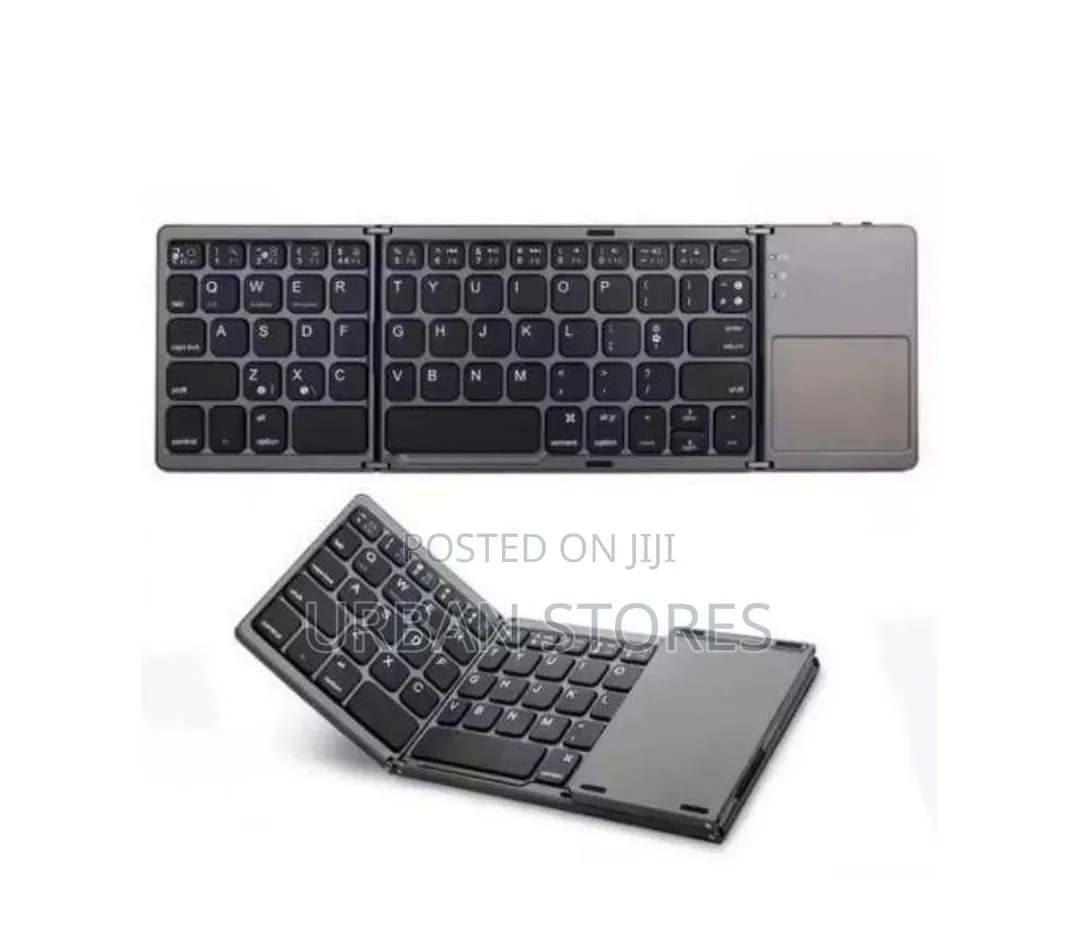 Foldable Wireless Bluetooth Keyboard With Touchpad