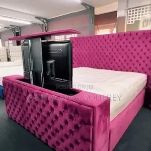Red Flame Bed Red Room 5by6 Stripe Size