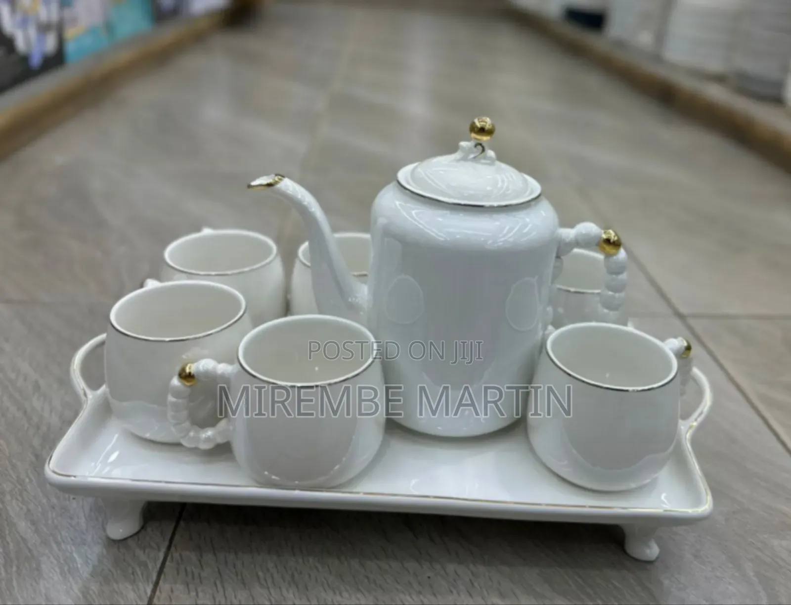 White Porcelain Tea Set