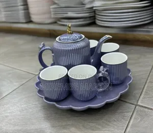 Rotating Porcelain Tea Set