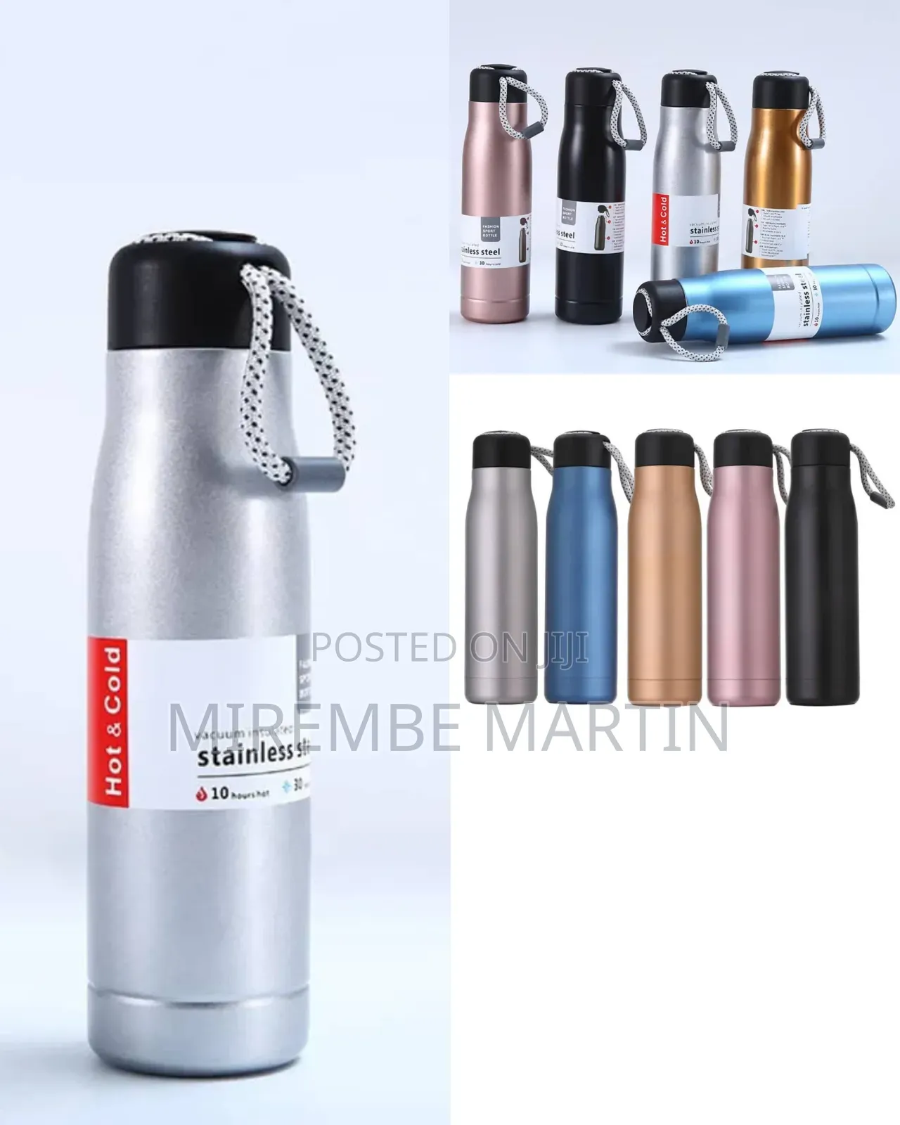 Double Wall Vacuum Insulated Water Bottle Flask 550ml