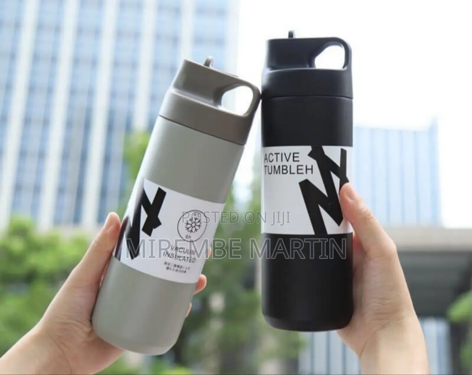 550ML Suction Nozzle Sports Kettle Stainless Steel Thermos Cup.