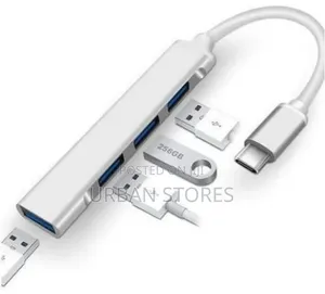 Type-C to USB 3.0 USB HUB Adapter Cable 4 Ports Device