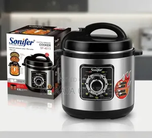 8l-Sonifer Sf-4013 Automatic Electric Pressure Cooker Stainless Steel