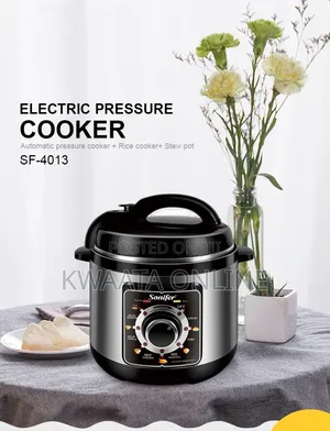 8l-Sonifer Sf-4013 Automatic Electric Pressure Cooker Stainless Steel