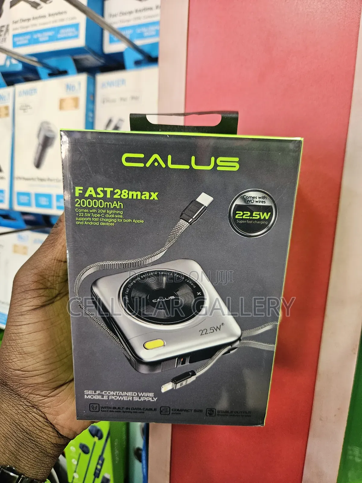Calus Portable Power Bank FAST28max 20,000mAh 22.5W