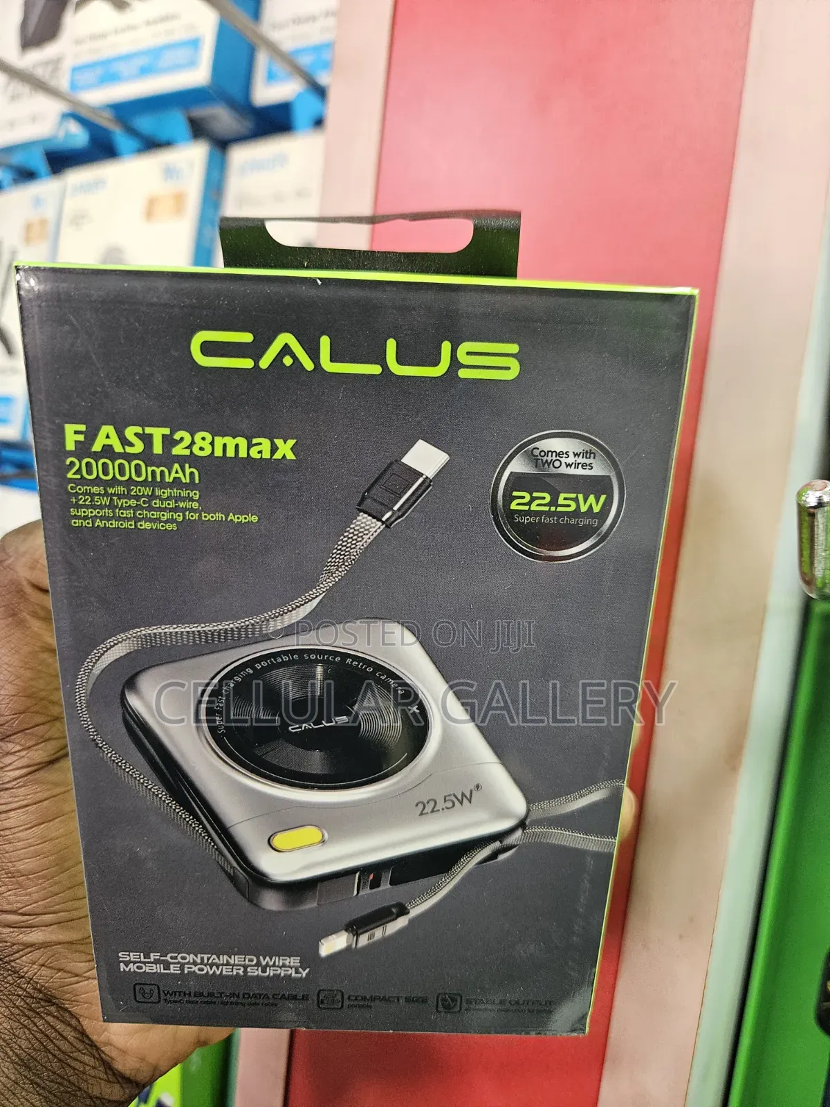 Calus Portable Power Bank FAST28max 20,000mAh 22.5W