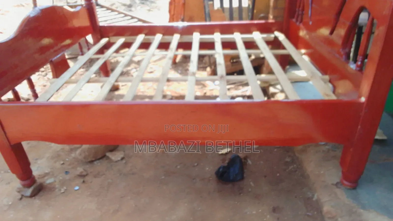 5by6 King Size Slightly Used Wooden Bed Available for Sale