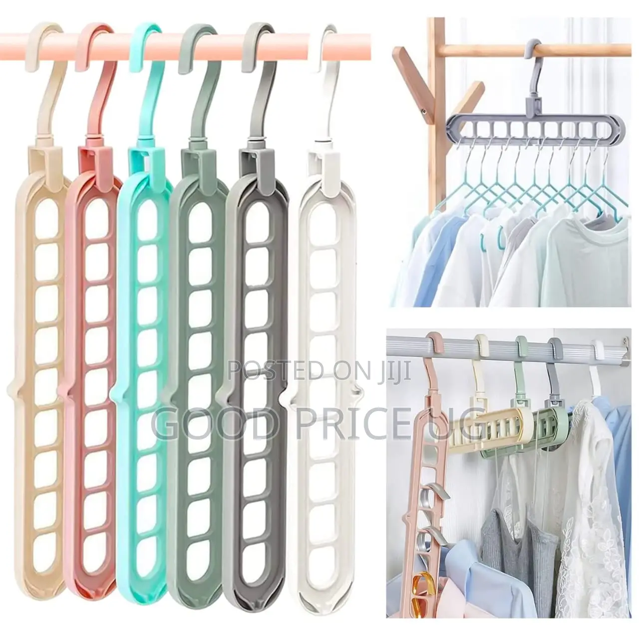 9-Hole Multifunctional Magic Clothes Hangers,