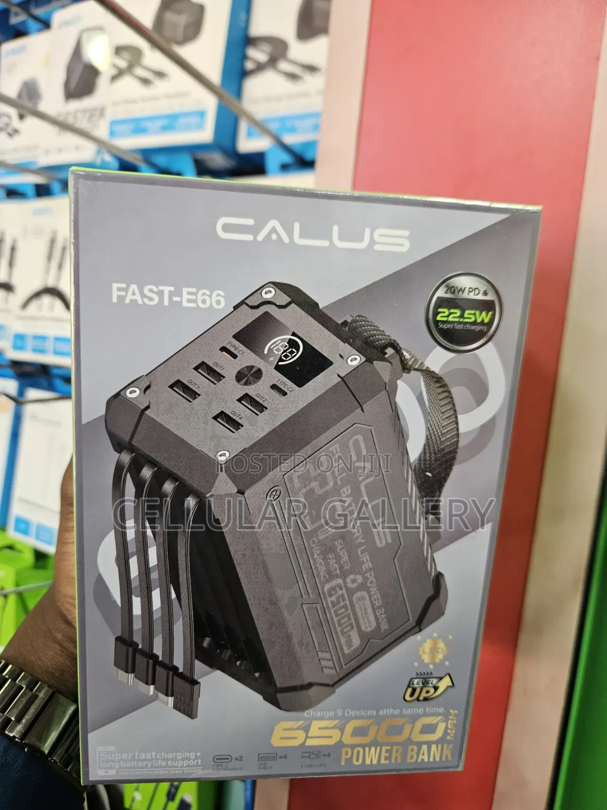 Calus Power Bank FAST-E66 65000mAh 22.5W