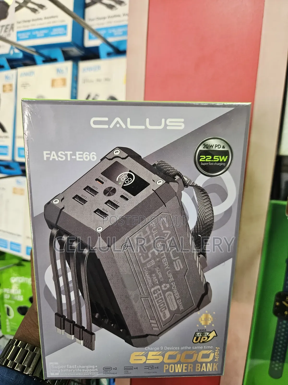Calus Power Bank FAST-E66 65000mAh 22.5W
