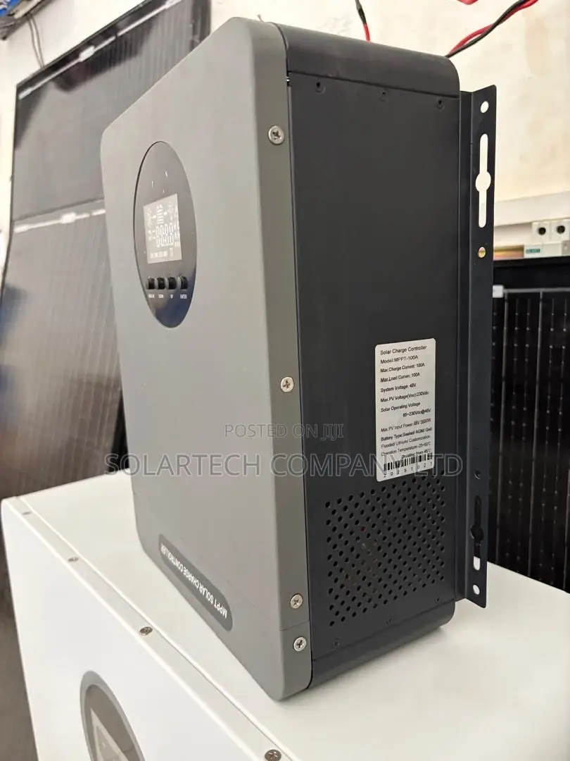 Heavy Duty MPPT 100A Solar Controller for 48V Solar Systems Grey Color
