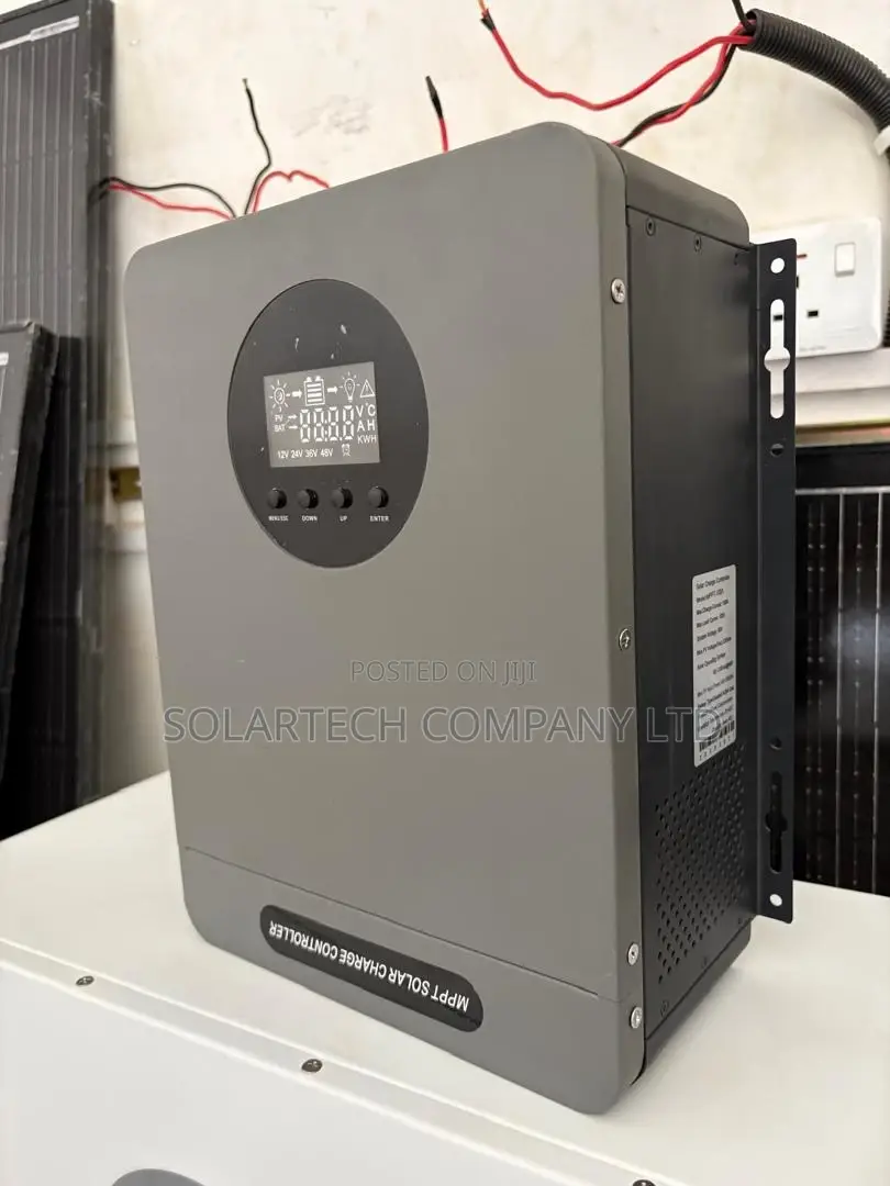 Heavy Duty MPPT 100A Solar Controller for 48V Solar Systems Grey Color