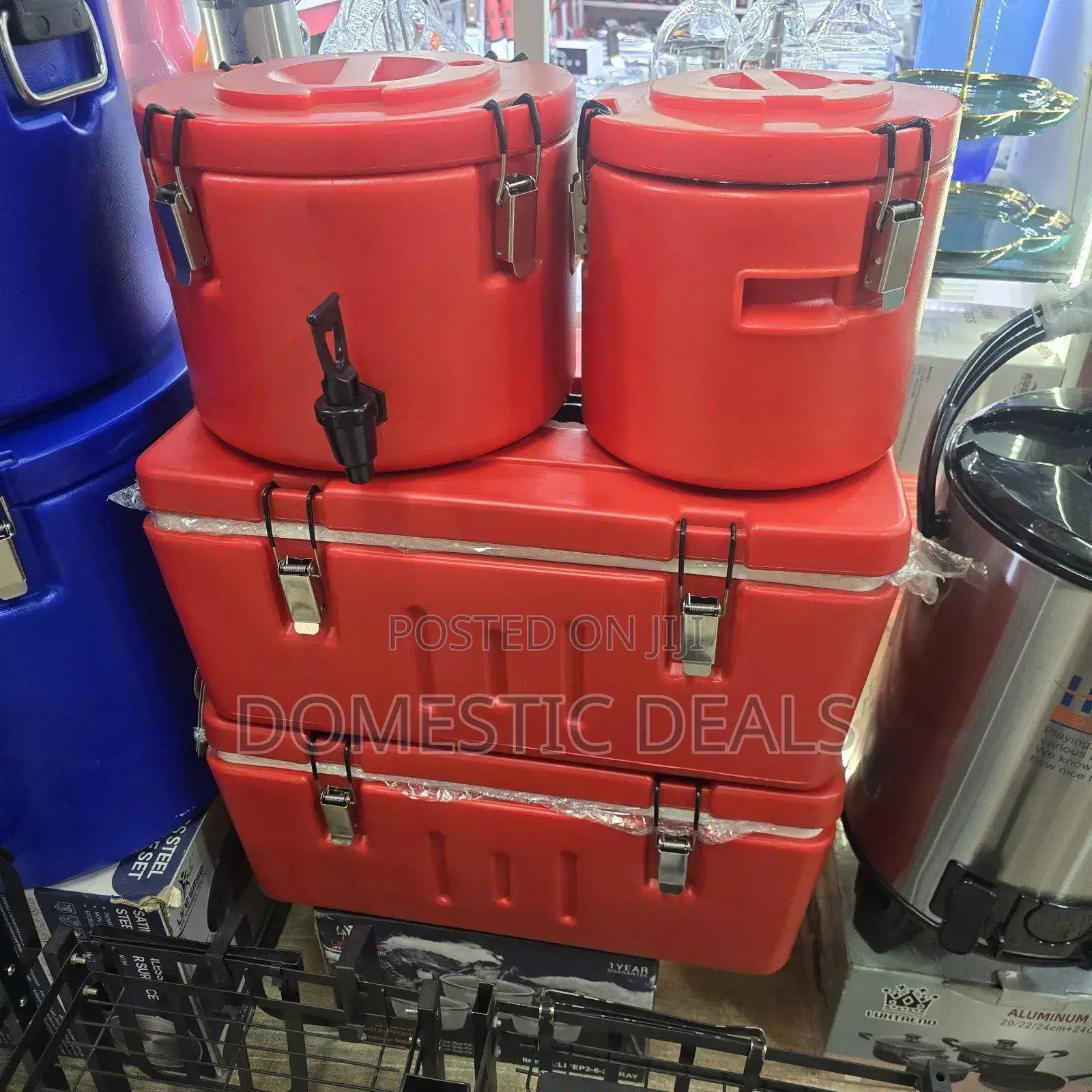 Set of Heavy-Duty, Commercial-Grade Insulated Catering Equipment