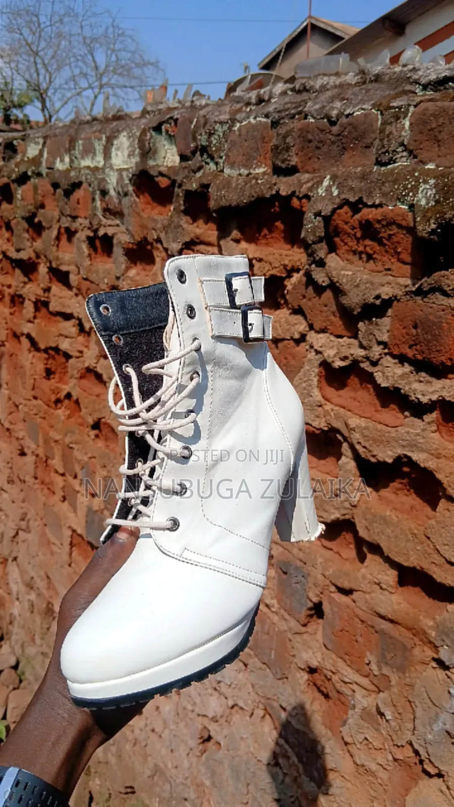 White Lady High Heel Boot