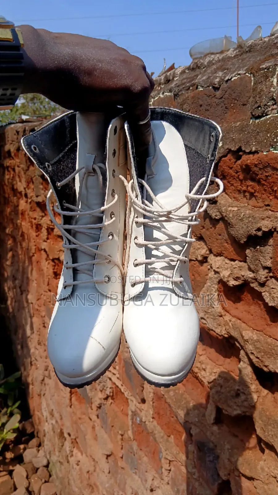 White Lady High Heel Boot