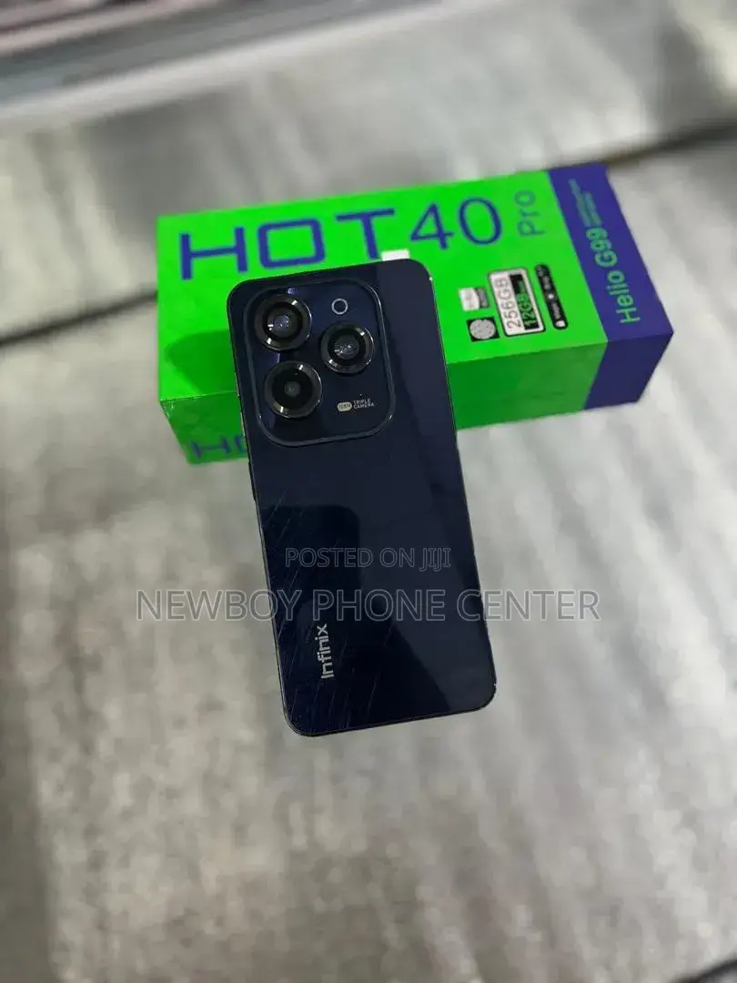 New Infinix Hot 40 Pro 256 GB Black