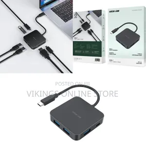 Green Lion GHB-7 7 in 1 USB-C HUB 5Gbps Data Transfer 60HZ