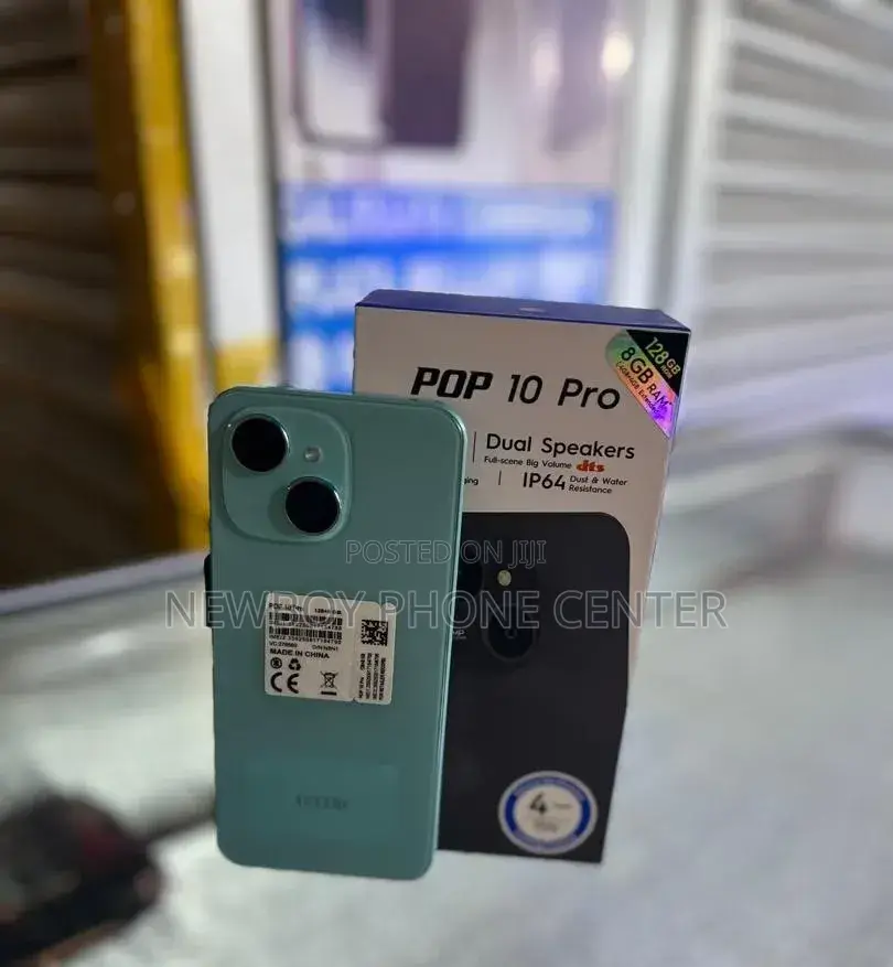 New Tecno Pop 10 Pro 256 GB Green