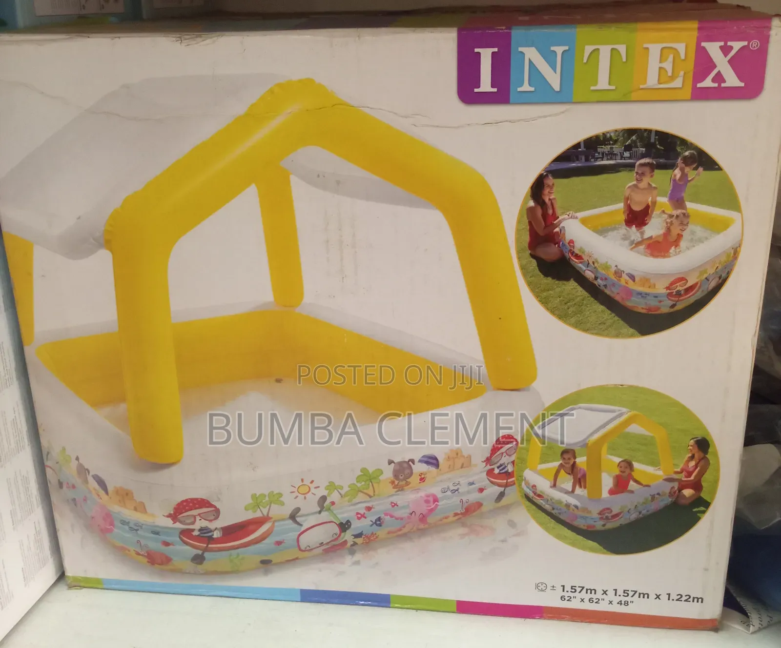 Intex Sun Shade Inflatable Pool 1.57m X1.57x1.22m