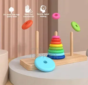 Rainbow Stacking Shape Toys