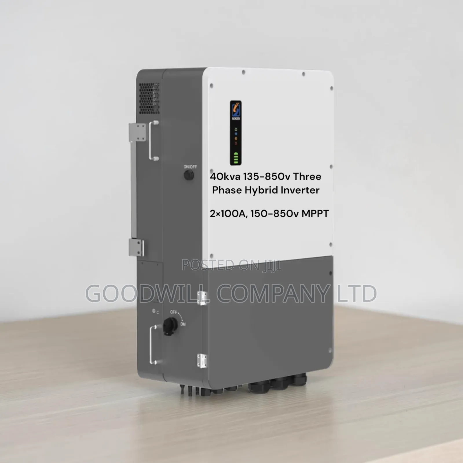 40kw / 40kva 135-850v Sosen Three Phase Hybrid Inverter