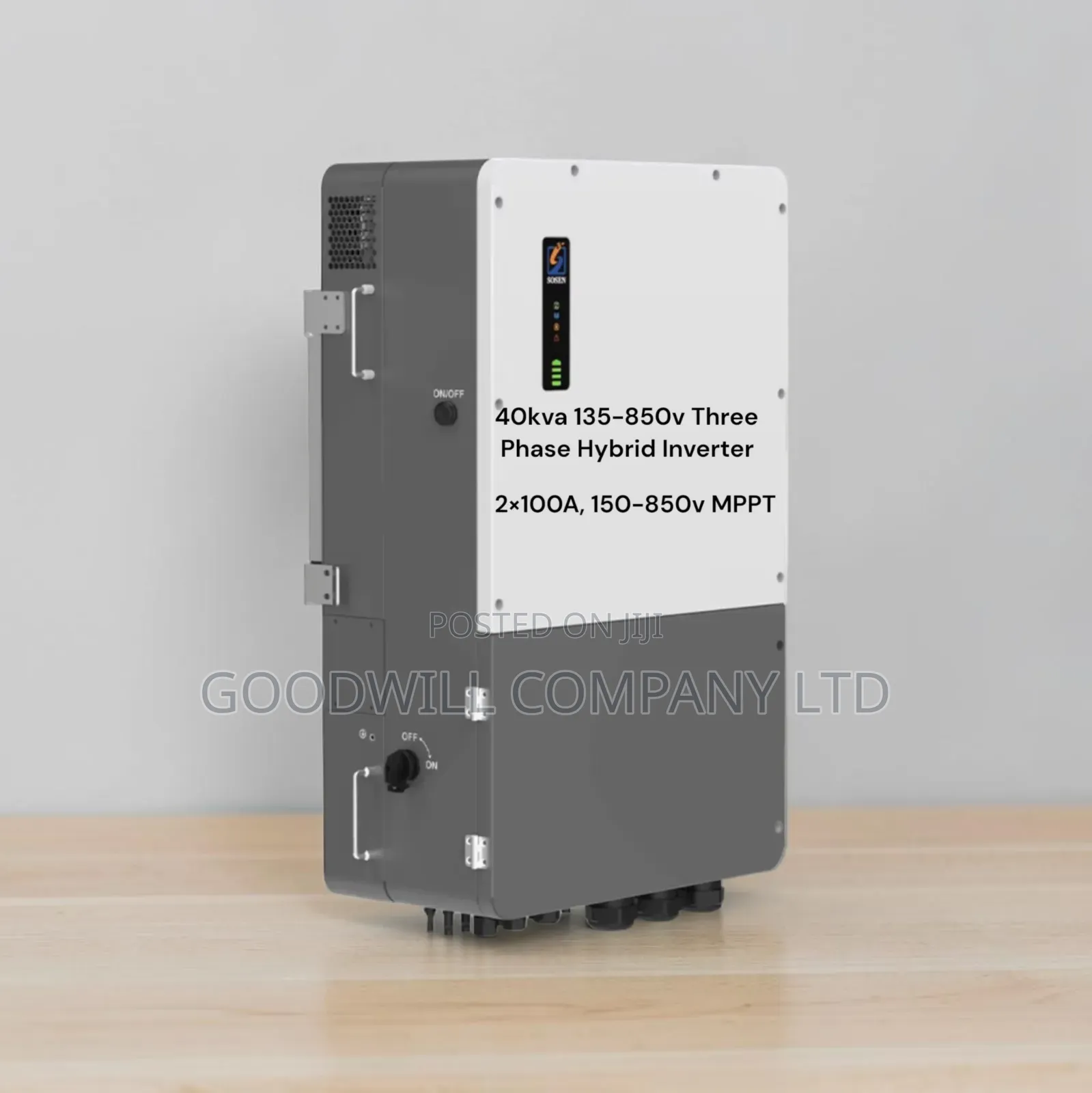 40kw / 40kva 135-850v Sosen Three Phase Hybrid Inverter