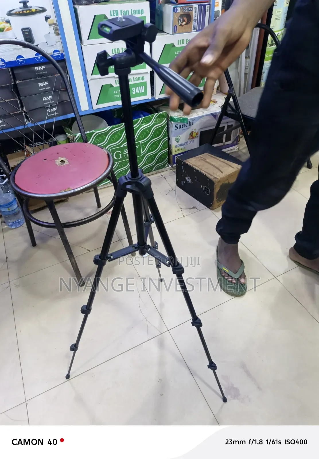 Tripod 3120A for Mobile Phones and Lightweight Cameras [5.4, 5.7].