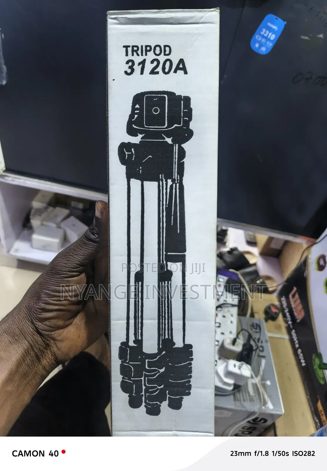 Tripod 3120A for Mobile Phones and Lightweight Cameras [5.4, 5.7].