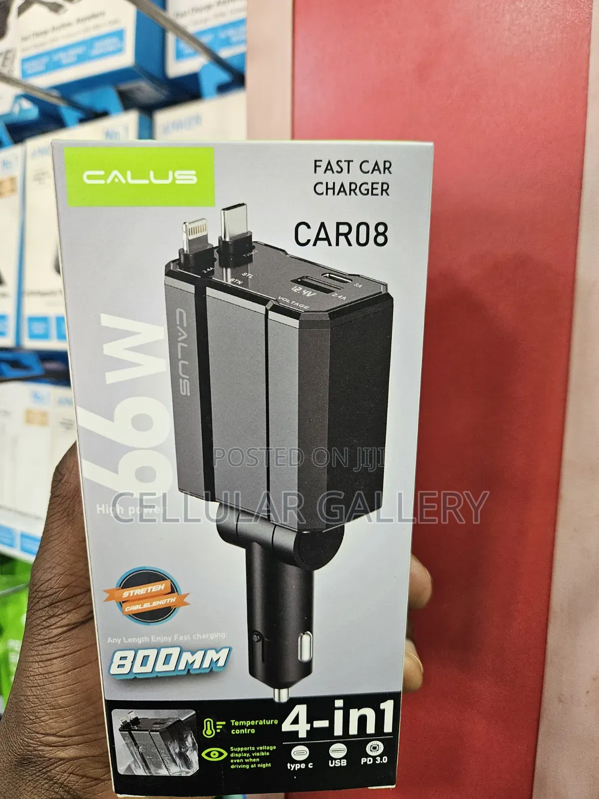 Calus Fast Car Charger CAR08 4-in-1 66W
