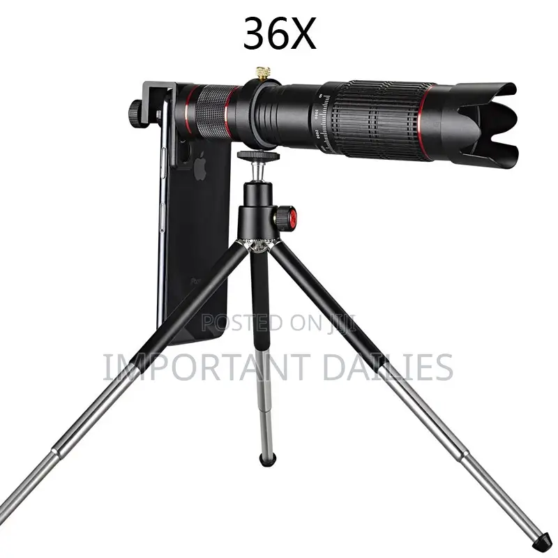 Professional 36X HD Mobile Telephoto Camera Lens Kit With Tripod
