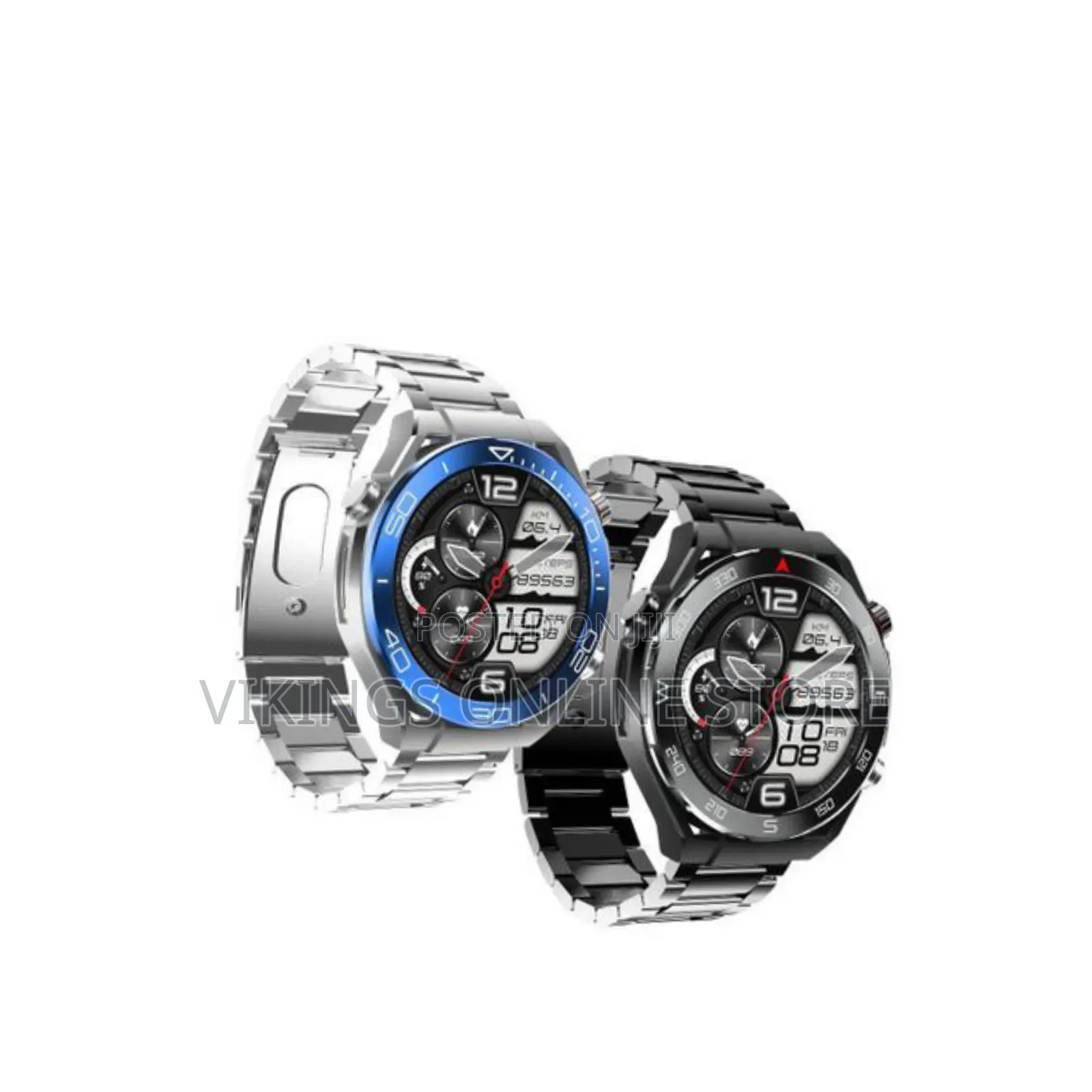Oteeto Watch 5 Pro 1.43 Inch AMOLED Display Smart Watch With 2 Pair