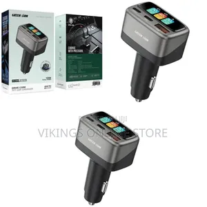Green Lion Drive Core TFT Car Charger With 105W Total Power
