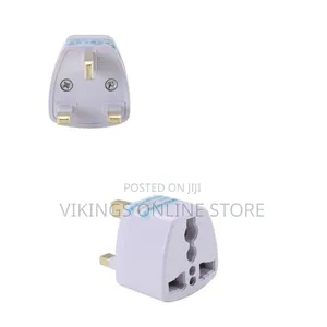 1 Piece of UK Plug Adapter 3 Pin Universal Travel Adapter